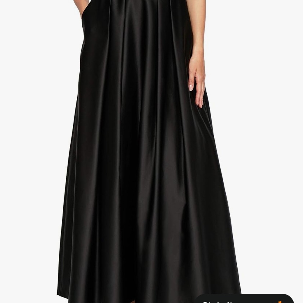 Alex Evenings Elegant Black Maxi Skirt